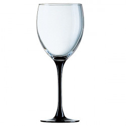 Чаши за вино на черно столче 330 сс на ниска цена от MaxShop