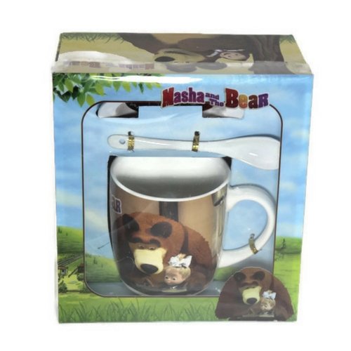 Чаша за мляко Маша и мечока от MaxShop Чаша за мляко Маша и мечока на ниска цена от MaxShop
