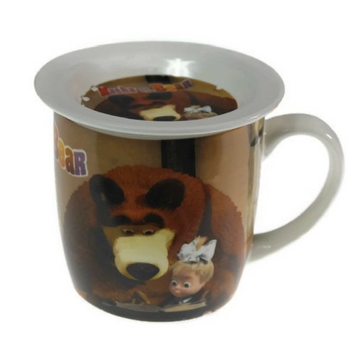 Чаша за мляко Маша и мечока от MaxShop Чаша за мляко Маша и мечока на ниска цена от MaxShop