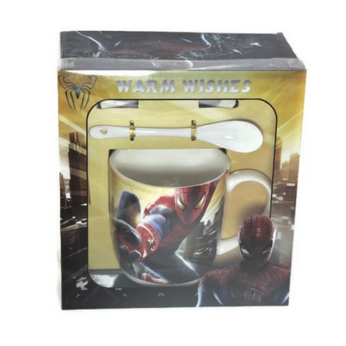 Чаша за мляко Спайдърмен от MaxShop Чаша за мляко Спайдърмен на ниска цена от MaxShop