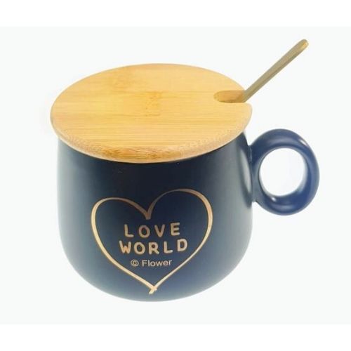 Луксозна чаша за кафе Love World от MaxShop Луксозна чаша за кафе Love World на ниска цена от MaxShop