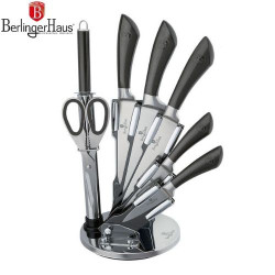 Кухненски ножове на поставка Carbon Metallic Line на ниска цена от Max-Shop