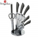 Кухненски ножове на поставка Carbon Metallic Line на ниска цена от MaxShop