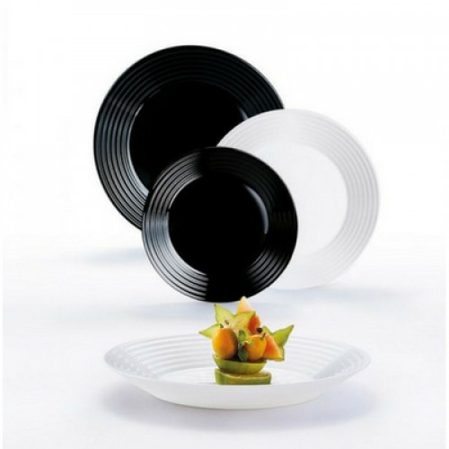 Сервиз за хранене Luminarc Harena Black & White от MaxShop Сервиз за хранене Luminarc Harena Black & White на ниска цена от MaxShop