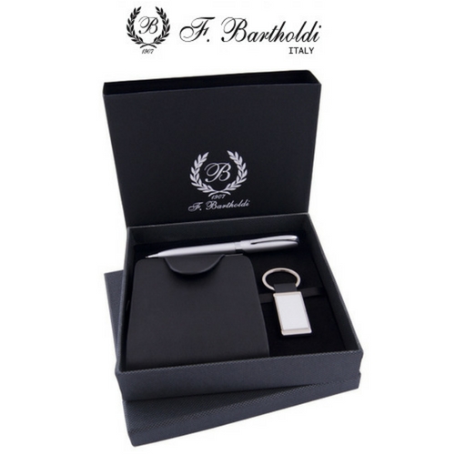 Комплект химикалка, портфейл и ключодържател F.Bartholdi от MaxShop Комплект химикалка, портфейл и ключодържател F.Bartholdi на ниска цена от MaxShop