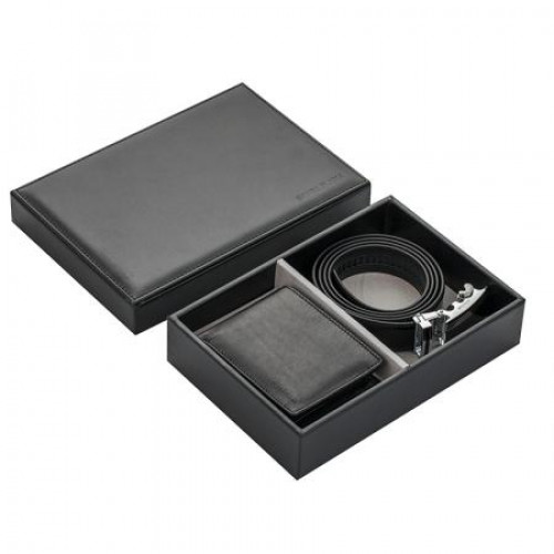 Луксозен сет от портфейл и колан 110 см. - SILVER FLAME от MaxShop Луксозен сет от портфейл и колан 110 см. - SILVER FLAME на ниска цена от MaxShop