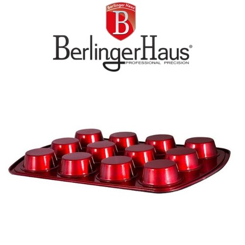Форма за Мъфини Burgundi Metalic Line Berlinger Haus от MaxShop Форма за Мъфини Burgundi Metalic Line Berlinger Haus на ниска цена от MaxShop