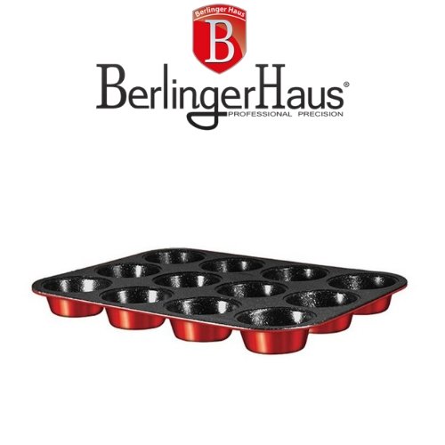Форма за Мъфини Burgundi Metalic Line Berlinger Haus от MaxShop Форма за Мъфини Burgundi Metalic Line Berlinger Haus на ниска цена от MaxShop