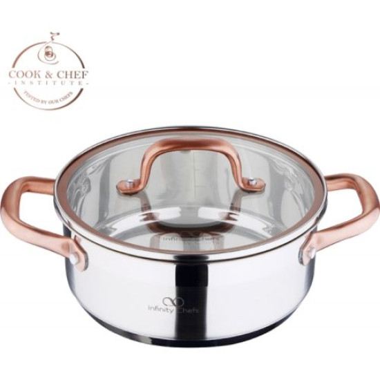 Тенджера Infinity Chefs 20 см, 2.3 л от MaxShop Тенджера Infinity Chefs 20 см, 2.3 л на ниска цена от Max-Shop