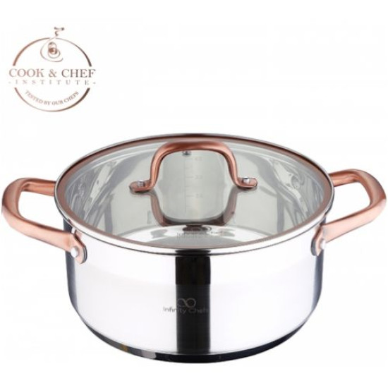 Тенджера Infinity Chefs 24 см, 4.5 л на ниска цена от Max-Shop