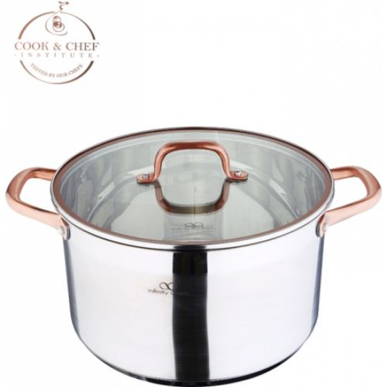 Тенджера Infinity Chefs 28 см, 9.5 л от MaxShop Тенджера Infinity Chefs 28 см, 9.5 л на ниска цена от Max-Shop
