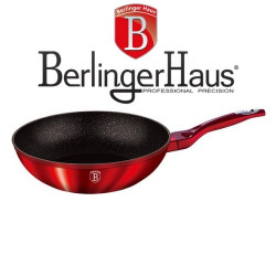 Wok тиган Burgundi Metalic Line Berlinger Haus на ниска цена от Max-Shop