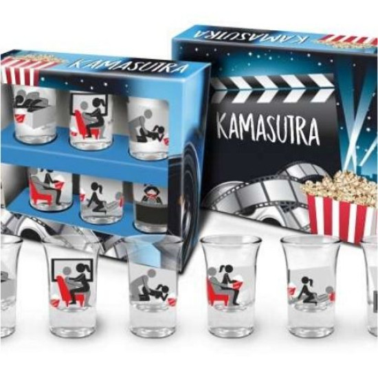 Комплект камасутра шотове в подаръчна кутия на ниска цена от Max-Shop