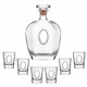 Сет бутилка + 6 чаши на ниска цена от MaxShop