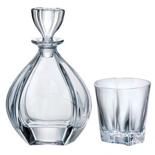 Сервиз за уиски с гарафа - Laguna Bohemia от MaxShop Сервиз за уиски с гарафа - Laguna Bohemia на ниска цена от MaxShop
