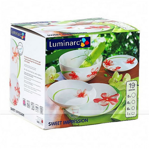 Луксозен сервиз за хранене Sweet Impression Luminarc от MaxShop Луксозен сервиз за хранене Sweet Impression Luminarc на ниска цена от MaxShop