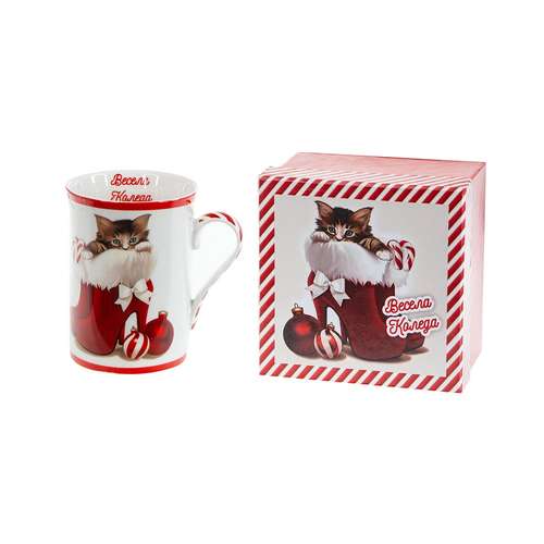 Коледна чаша Коте Mug от MaxShop Коледна чаша Коте Mug на ниска цена от MaxShop