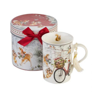 Коледна чаша Велосипед MUG Класик