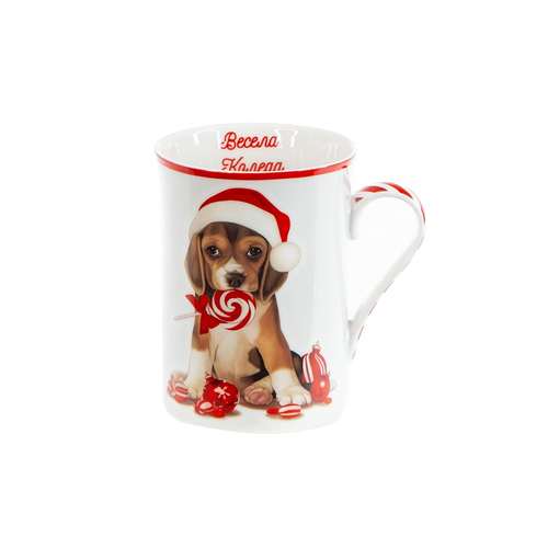 Коледна чаша Кученце MUG класик от MaxShop Коледна чаша Кученце MUG класик на ниска цена от MaxShop