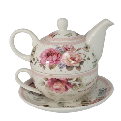 Луксозен комплект за чай Рози на ниска цена от MaxShop