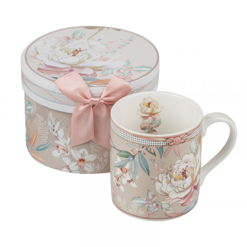 Порцеланова чаша за кафе Божур Mug от MaxShop Порцеланова чаша за кафе Божур Mug на ниска цена от MaxShop