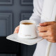 Чаша, чинийка, лъжичка Good Morning 180 мл на ниска цена от MaxShop