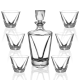 Комплект за уиски 7 части Комплект, включващ декантер и шест чаши за уиски модел Triangle