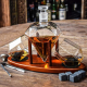 Комплект Гарафа за Вино с Две Чаши – Диаманти на ниска цена от MaxShop