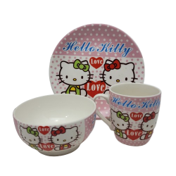 Детски сервиз за хранене Hello Kitty на ниска цена от MaxShop