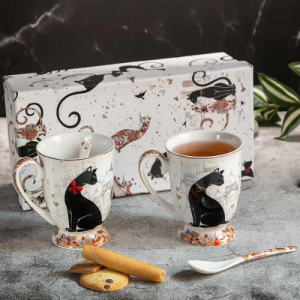 Комплект за чай от 2 чаши Cat Collection