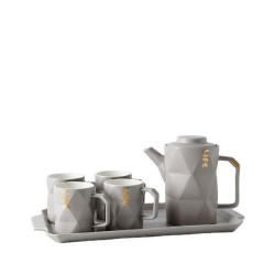 Комплект  за чай с поднос и кана на ниска цена от MaxShop