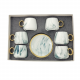 Комплект за кафе Blue & Marble на ниска цена от MaxShop