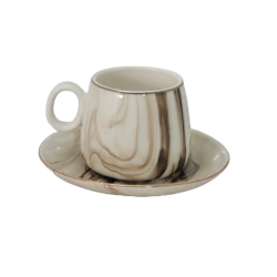 Комплект чаши за кафе Beige Marble на ниска цена от MaxShop