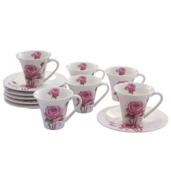Комплект чаши за кафе Flower Collection на ниска цена от MaxShop