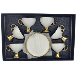 Комплект чаши за кафе Gold Marble на ниска цена от MaxShop