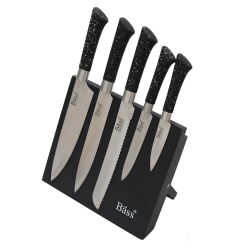 Кухненски сет ножове на магнитна поставка на ниска цена от MaxShop
