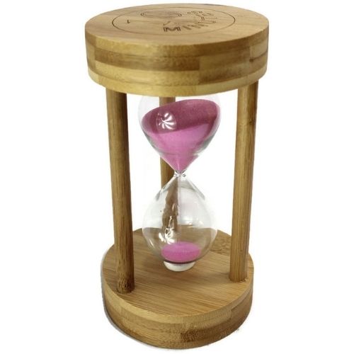 Пясъчен часовник от дърво и стъкло-15 мин на ниска цена от MaxShop