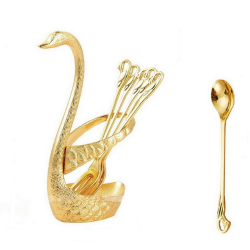 К-т лебед с лъжички Golden Feathers на ниска цена от MaxShop
