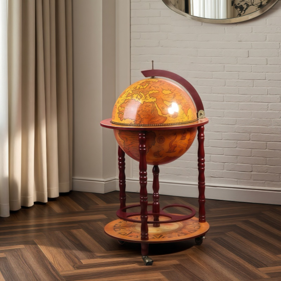 Незабравим подарък за мъж - ретро бар глобус с небесно царство