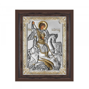Сребърна Икона на Свети Георги
