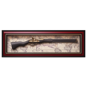 Голямо стенно пано с ретро пушка