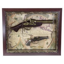 Антична картина с 2 пистолета на ниска цена от MaxShop