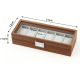 Дървена кутия за часовници на ниска цена от MaxShop