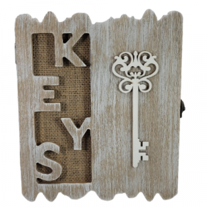 Дървена кутия за ключове 