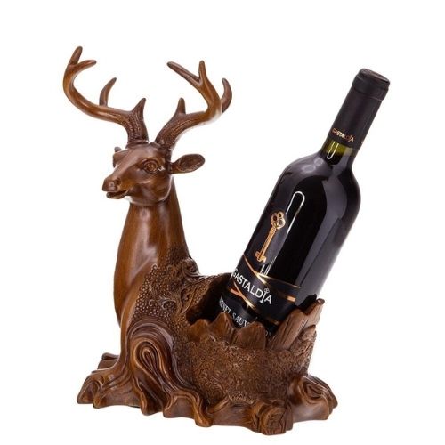 Декоративна фигура елен с поставка за вино на ниска цена от MaxShop