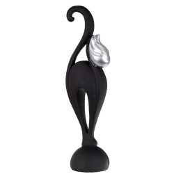 Декоративна статуетка - Котка в черно с вдигната опашка на ниска цена от MaxShop