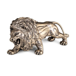 Декоративна фигура лъв в движение