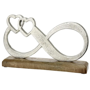 Метална статуетка безкрайност