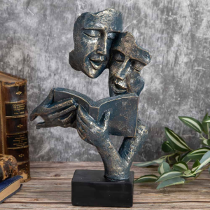 Абстрактна фигура четящи хора