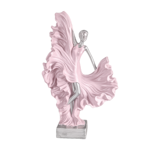 Декоративна фигура жена с развята рокля